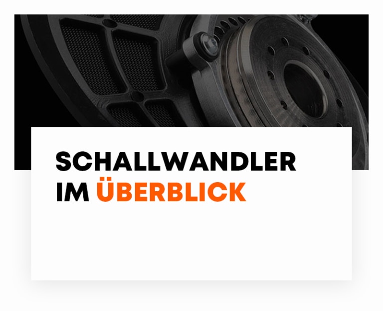 Schallwandler im Überblick