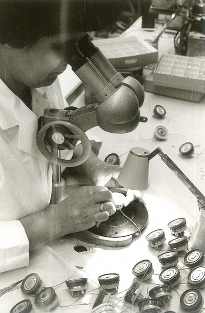 1967 Kopfhörerfertigung beyerdynamic