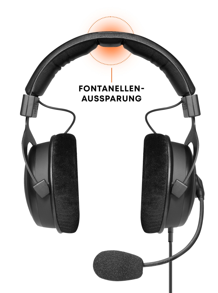 MMX 300 PRO Fontanellenaussparung