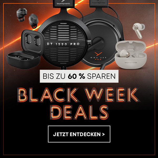 BLACK FRIDAY DEALS bei beyerdynamic - bis zu 60 % sparen!