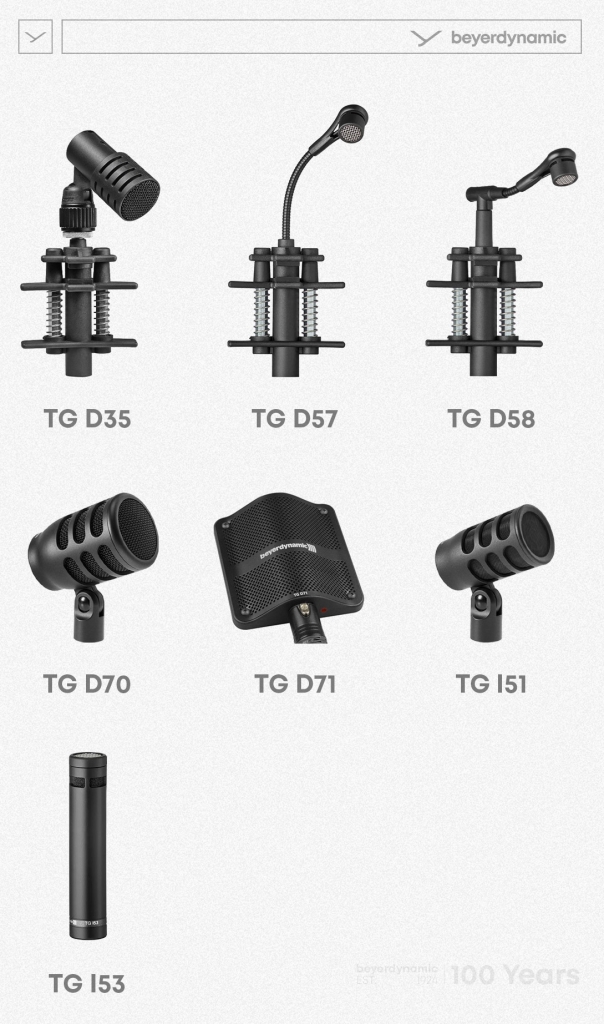 TG Series beyerdynamci